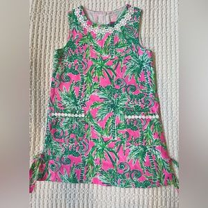 Lilly Pulitzer little girls classic shift dress size 7